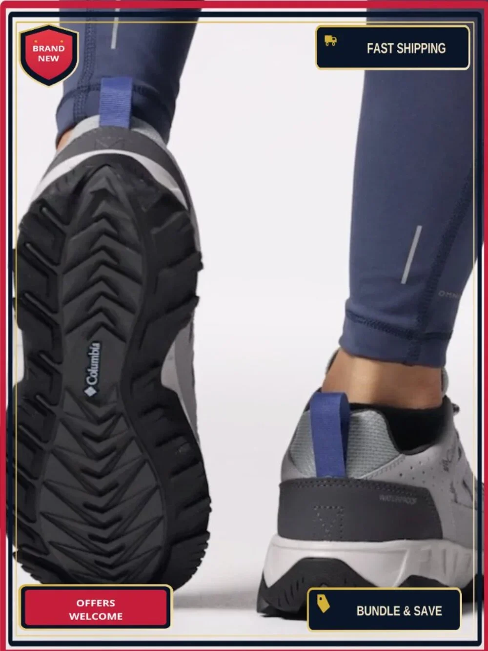 Columbia Strata Trail Low Waterproof Hiking Shoes Women Suede Leather